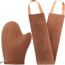 Self Tanning Mitt Applicator kit 2 in 1 for Back Tan Streak Tanner Lotion
