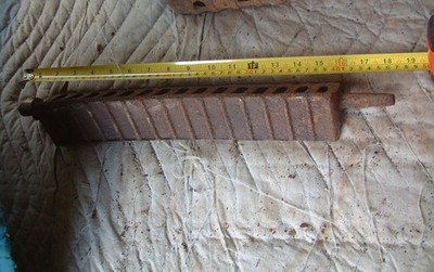 Grate, Wood Coal Stove for Firebox, Heavy Cast Iron 18 X 3 In.