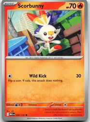 Scorbunny 026/132 Common Mega Evolution