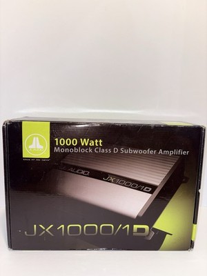 JL Audio JX1000/1D 1000W RMS Monoblock Class D Subwoofer Amplifier. NEW IN BOX