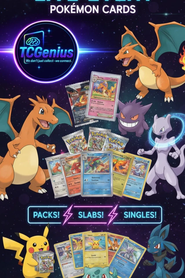 TCGenius Pokemon Late Night Lounge | Packs, Rips, $.01 Drops