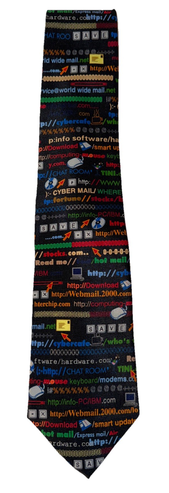 Necktie For Computer Programmer IT Guy Cyber Earl… - image 1
