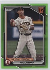 2024 Bowman Prospects Neon Green Border 50/399 Maui Ahuna #BP-26 16o7