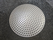 (QTY 3) Lloyd Industries 18 inch Round Quik-Disk Pizza Pan, Anodized Aluminum