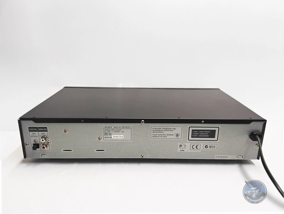 Sony Lettore CD Player – Funzionante – No Telecomando – Uscita Ottica RCA Hi-Fi - Immagine 3 di 4
