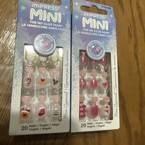 Kiss Impress Mini 93909 y 93908 Peel N Prensado en Uñas 60 Ct Vacaciones - Imagen 1 de 5