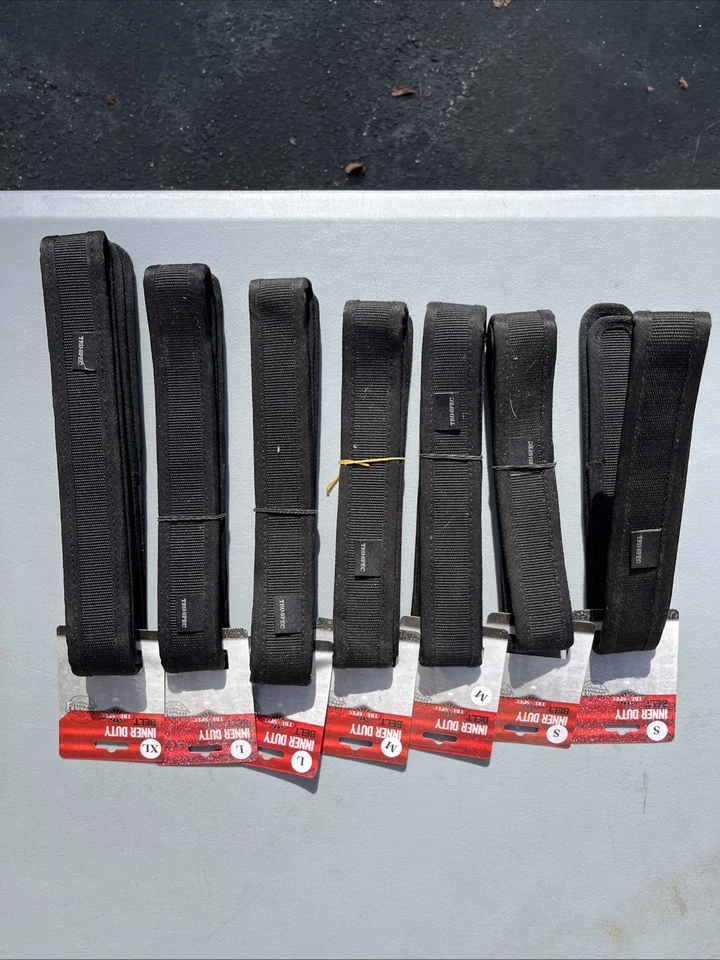 Lote de 7 NUEVO Tru-Spec INNER DUTY CINTURÓN NEGRO #4111003/4/5/6 TALLA S/M/L/XL Foto 4 de 4