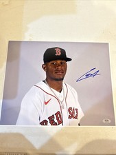 BOSTON RED SOX- CEDDANNE RAFAELA SIGNED AUTOGRAPH 11x14 PHOTO PICTURE PSA COA