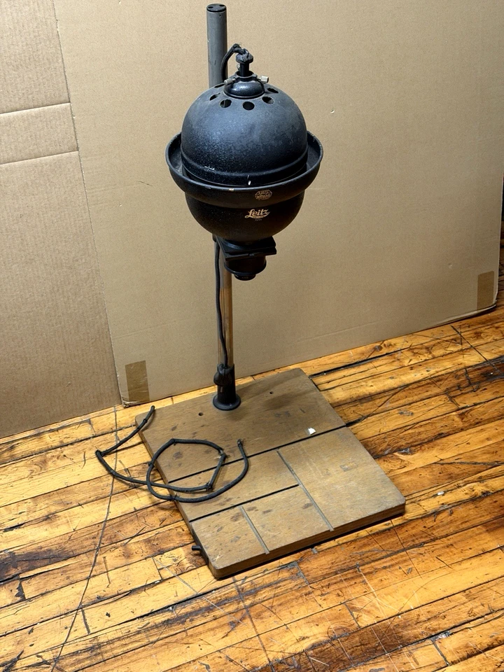 Ampliador de cuarto oscuro película vintage antiguo Ernst Leitz Wetzlar Valoy Alemania 46" Foto 2 de 4