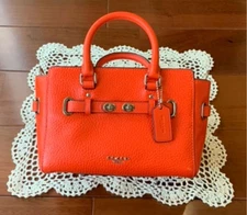 COACH Bubble Leather Mini Break Carryall F37635 f37635  from JAPAN outlet new