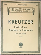KREUTZER  FORTY-TWO STUDIES OR CAPRICES FOR T...