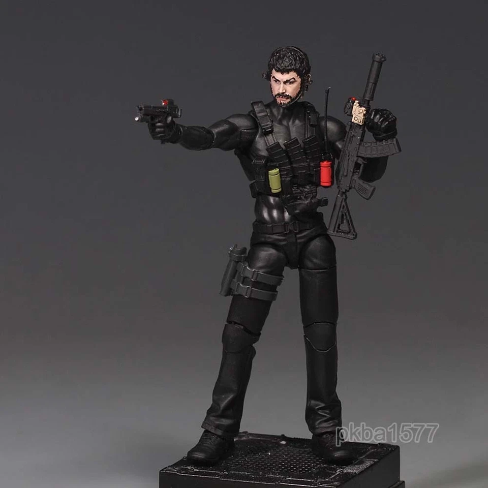 Pre-sale 1 Set Premium 1/18 Scale 3.75" Soldier Chris Aciton Figure Toy Gift - Image 3 of 4