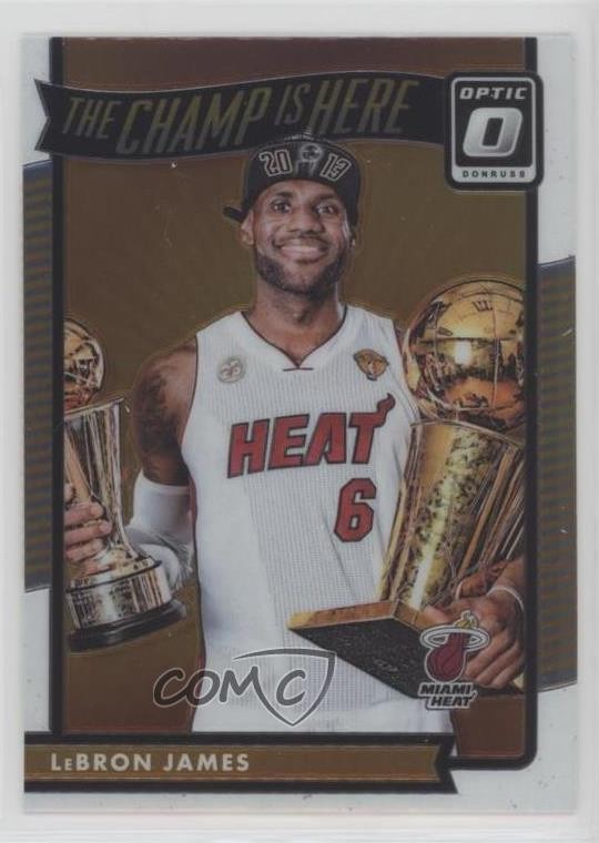 2016-17 Panini Donruss Optic The Champ is Here LeBron James #1 0p73