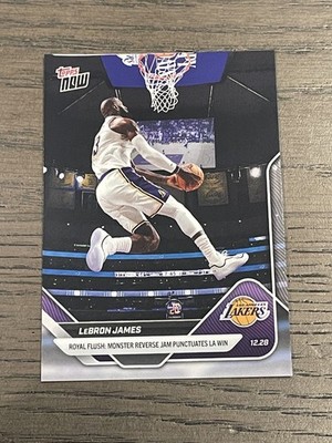 2025-26 Topps Now LeBron James Royal Flush Monster Jam #107 Lakers (D)