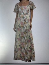 Sachin Babi Women's Aurora Gown Maxi Dress Antique Bouquet Floral Size 6 NWT