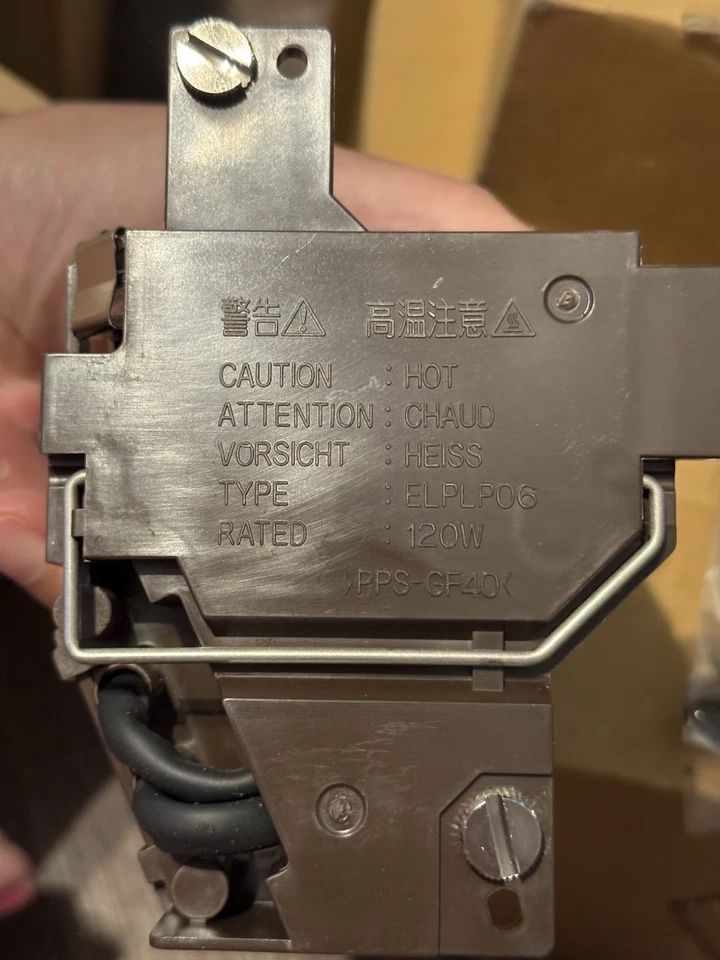 NEW OEM Epson ELPLP06 Replacement Lamp Projector TV - Image 3 of 4