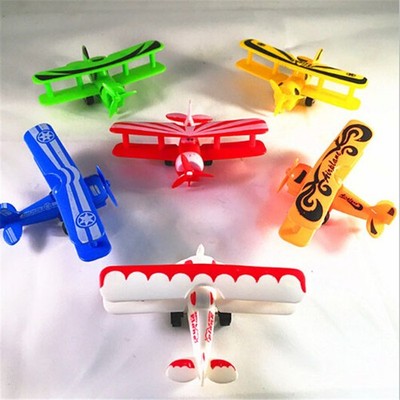 Mini Vintage Plane Model Aircraft Glider Biplane Airplane Model Kids Toy PlaRSOY