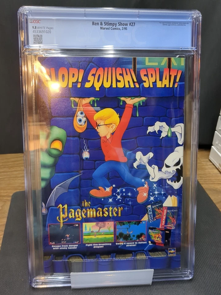 Graded TOP POP CGC 9.8 Ren and Stimpy Show #27 1995 ✅ GRADEDGEEKZ APRIL DROPPP - Image 2 of 4
