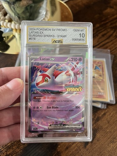 Pokémon Latias EX TCG 076/191 SV Surging Sparks Double Rare Holo Stamped