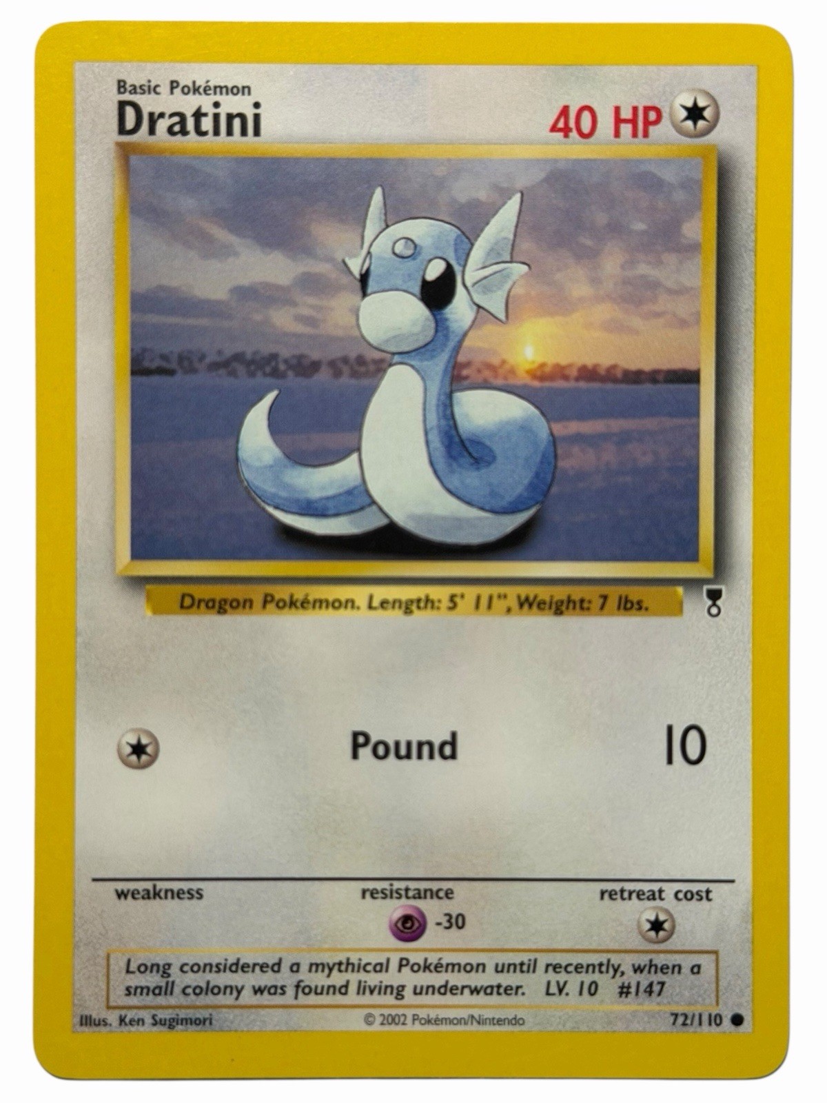 Dratini - Legendary Collection 72/110 2002 - WOTC - Pokémon TCG - NM
