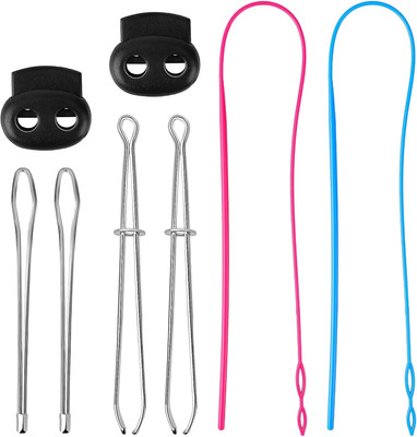 8pcs Drawstring Threader Tool Set,Flexible Threaders Plastic... 