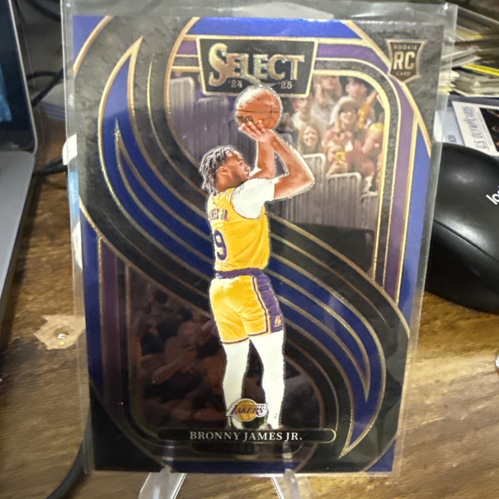 2024-25 Select Bronny James Jr. #179 Retail Blue Premier Level RC LA Lakers NM