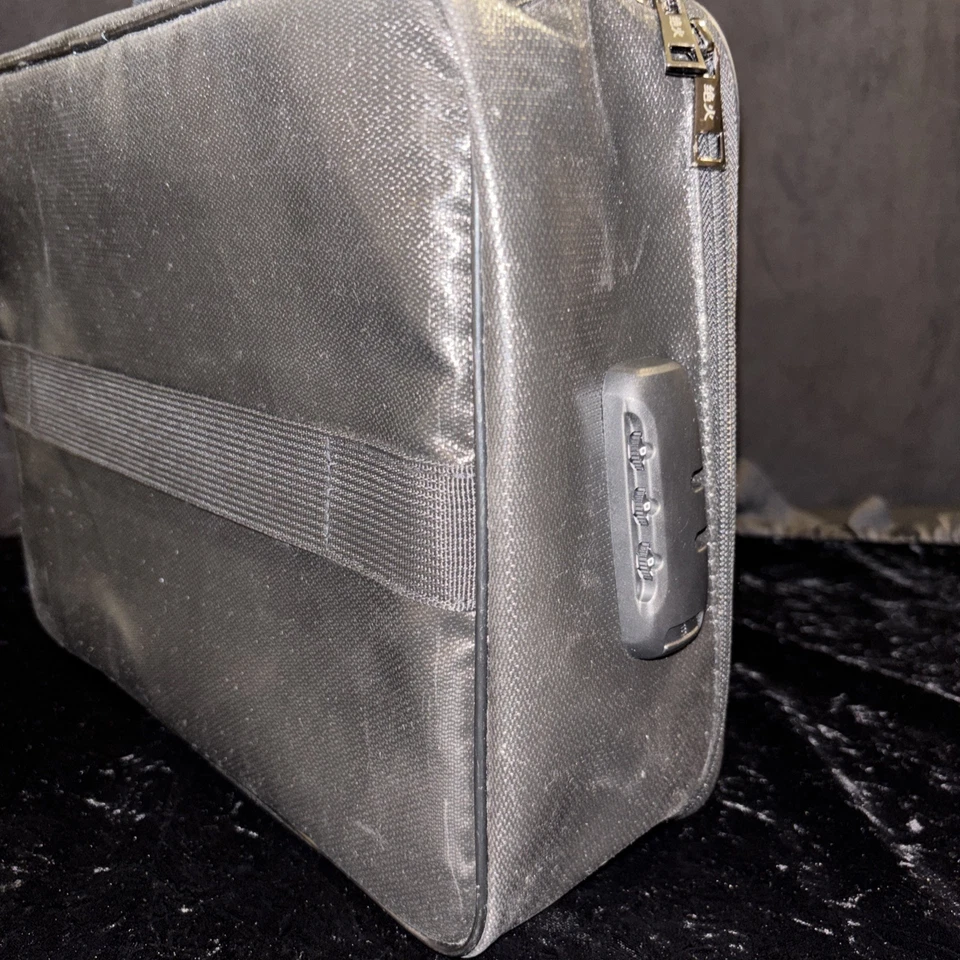 Large Black Lock Bag With Combination Lock - Image 2 of 4