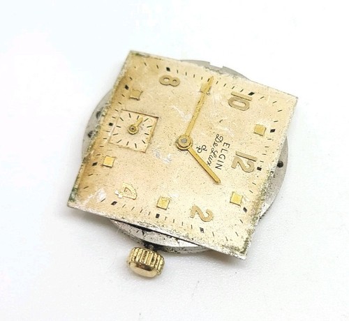 Mouvement Mécanique De Montre Elgin 875 - Pour Pièces Ou Réparation - Occasion, Balancier Libre