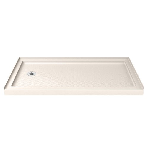 DreamLine SlimLine 34 in. D x 60 in. W x 2 3/4 in. H Center Drain Single Thresho