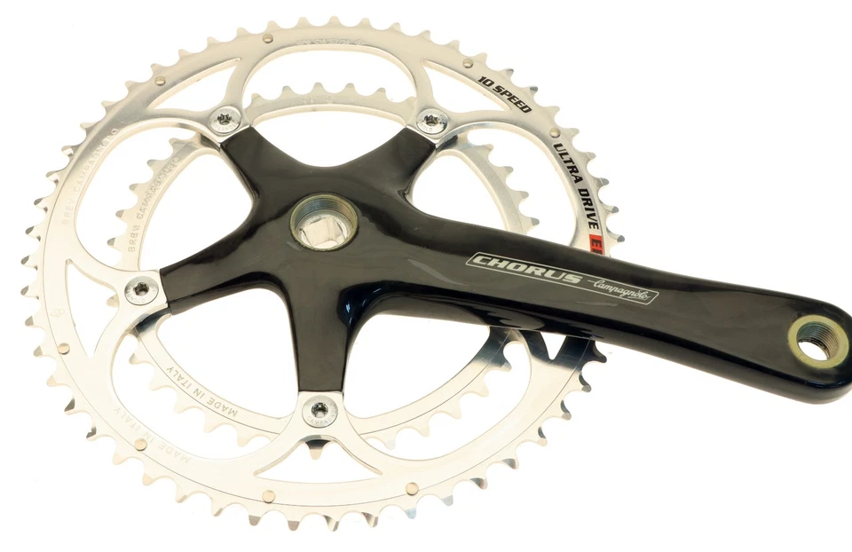 Campagnolo Chorus Carbon Crankset 10 Speed 53/39T 172.5mm Square Taper NOS NEW - Image 3 of 4