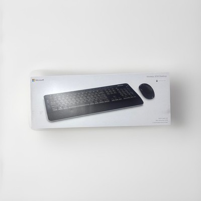 Microsoft Wireless Desktop 3050 | Funk Tastatur & Maus | EN QWERTY Layout