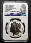 2023-S MORGAN & PEACE DOLLARS. SET OF TWO. NGC REV. PF70. CERT.#8132530-004