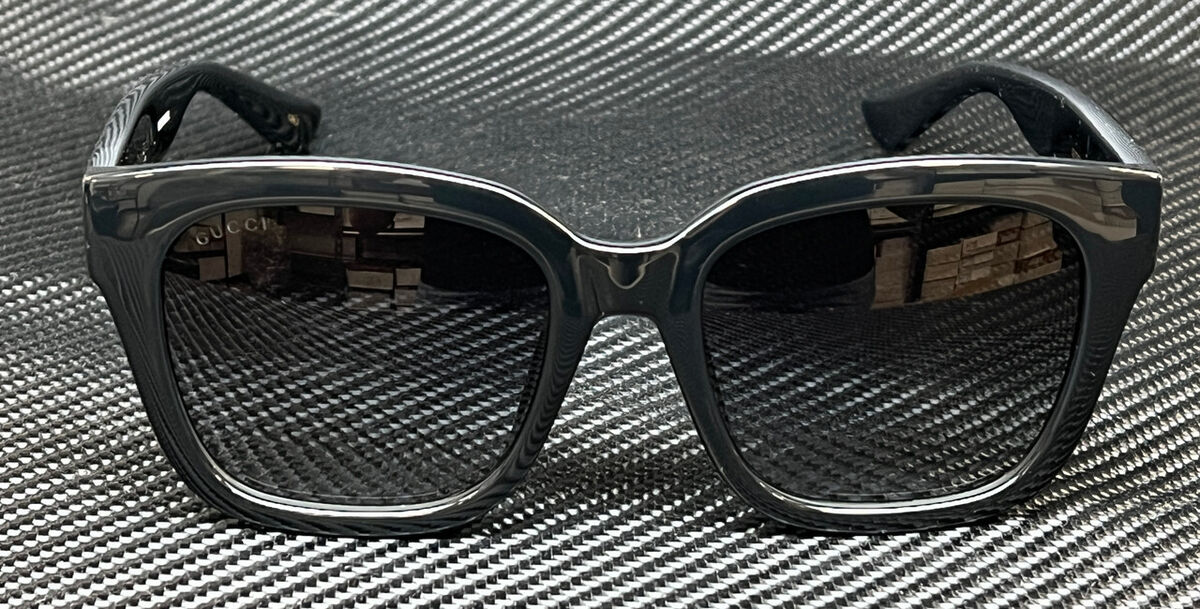 GUCCI GG1338SK 003 Black Grey Women's Medium 54 mm GUCCI GG1338SK 003 Black Grey Women's Medium 54 mm
