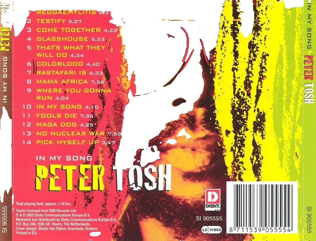 Peter Tosh Reggae, Ska & Dub музыкальные компакт-диски
