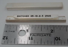 Lot Of (2) Birtcher 35-1B-2-5 PCB Card Guide #2505