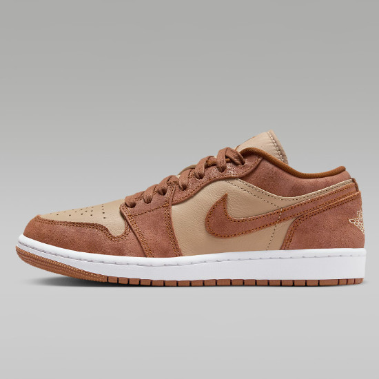 Кроссовки Nike WMNS Air Jordan 1 Low SE Legend Medium коричневого цвета (FJ3453-200) доставлены в кратчайшие сроки