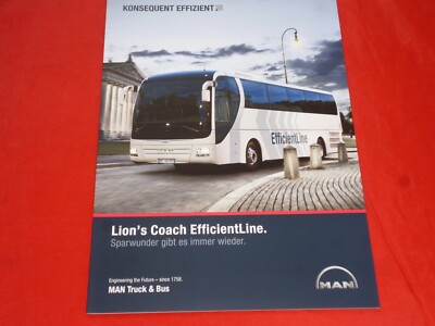 MAN Lion's Coach EfficientLine Bus Brochure Brochure Depliant Folleto 2012