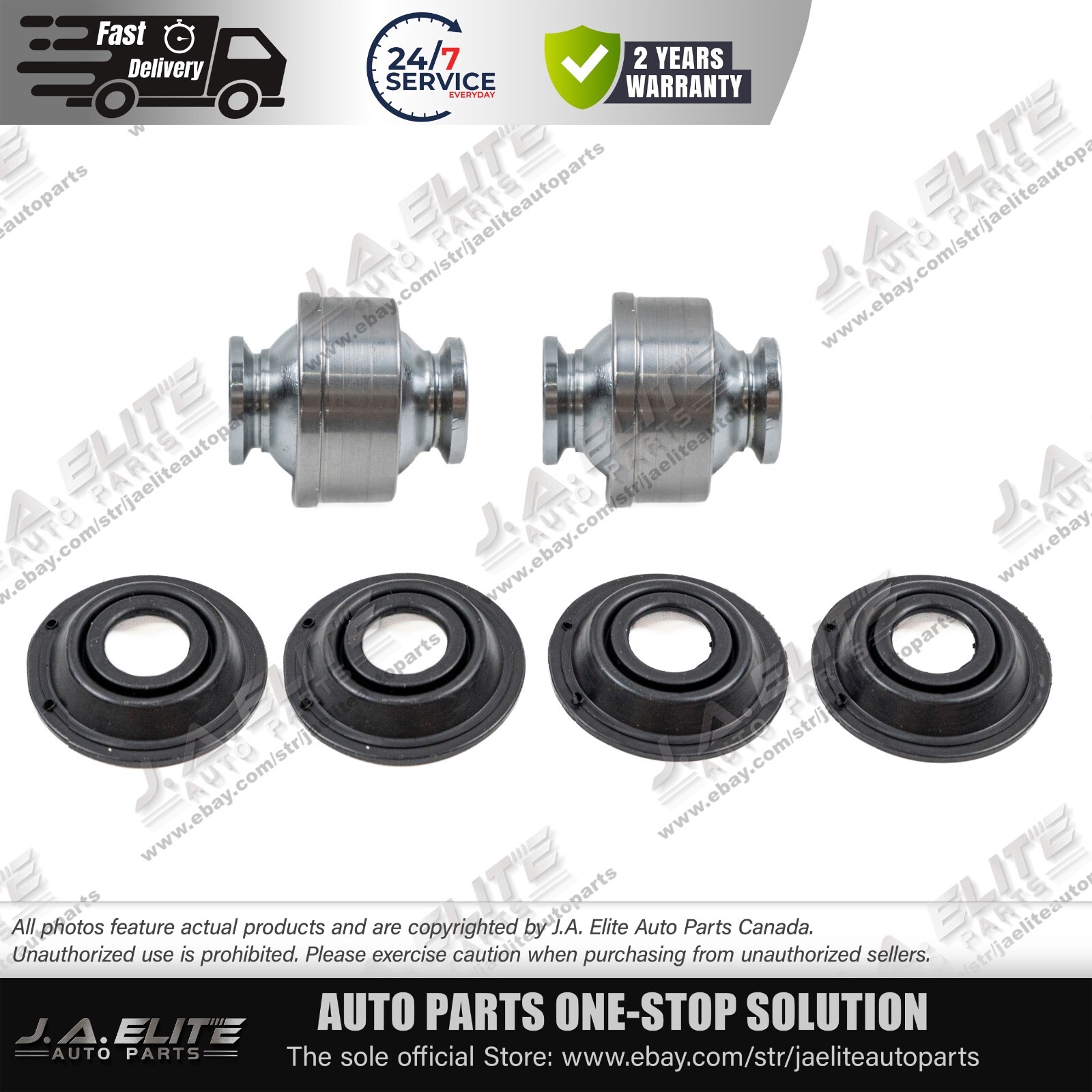 10pcs Front or Rear Lower Control Arm Bushing Kit fit Ferrari 430, 360