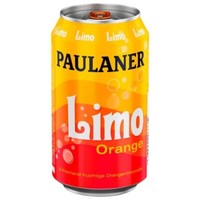 24 Dosen A 0,33L Paulaner Limo Orange Inc Einweg-Pfand