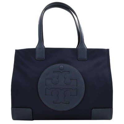 Tory Burch Small Ella Tote Bag-Navy Blue 88578-405