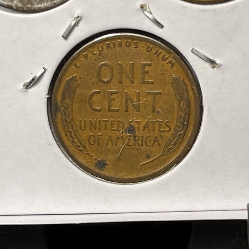 1919 1943 1955-S Lincoln Wheat Cents Lot Actual Coins Penny Collection Starter - Picture 4 of 8