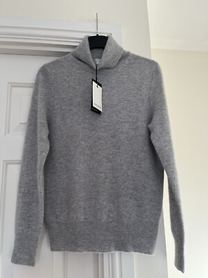 NEU MIT ETIKETT - AUTOGRAMM BEI MARKS & SPENCER - ROLLKRAGENPULLOVER AUS REINEM KASCHMIR - GRÖSSE 10