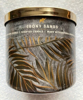 Bath & Body Works Candle - Ebony Sands  - 14.5 oz 3 Wick