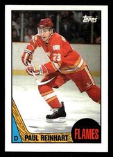 1987-88 Topps Paul Reinhart #143 - Calgary Flames