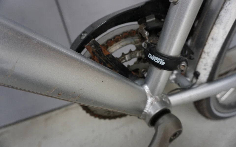 Framework Atlanta Herren Fahrrad Rad Aluminium silber 28 Zoll oldschool (A23-409 - Bild 4 von 4