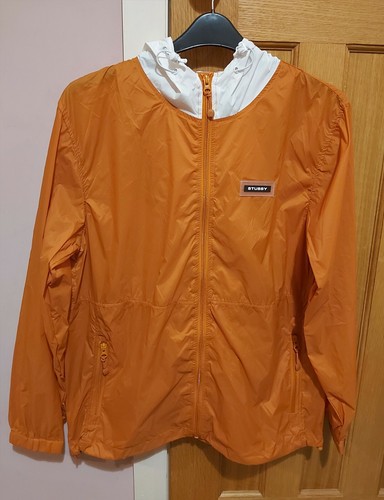 Stussy Sport Nylon Hooded Jacket Coat 