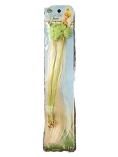 Disney Fairies Tinker Bell Hair Extensions 2 Pieces 12 Inches Green Ribbon Bells