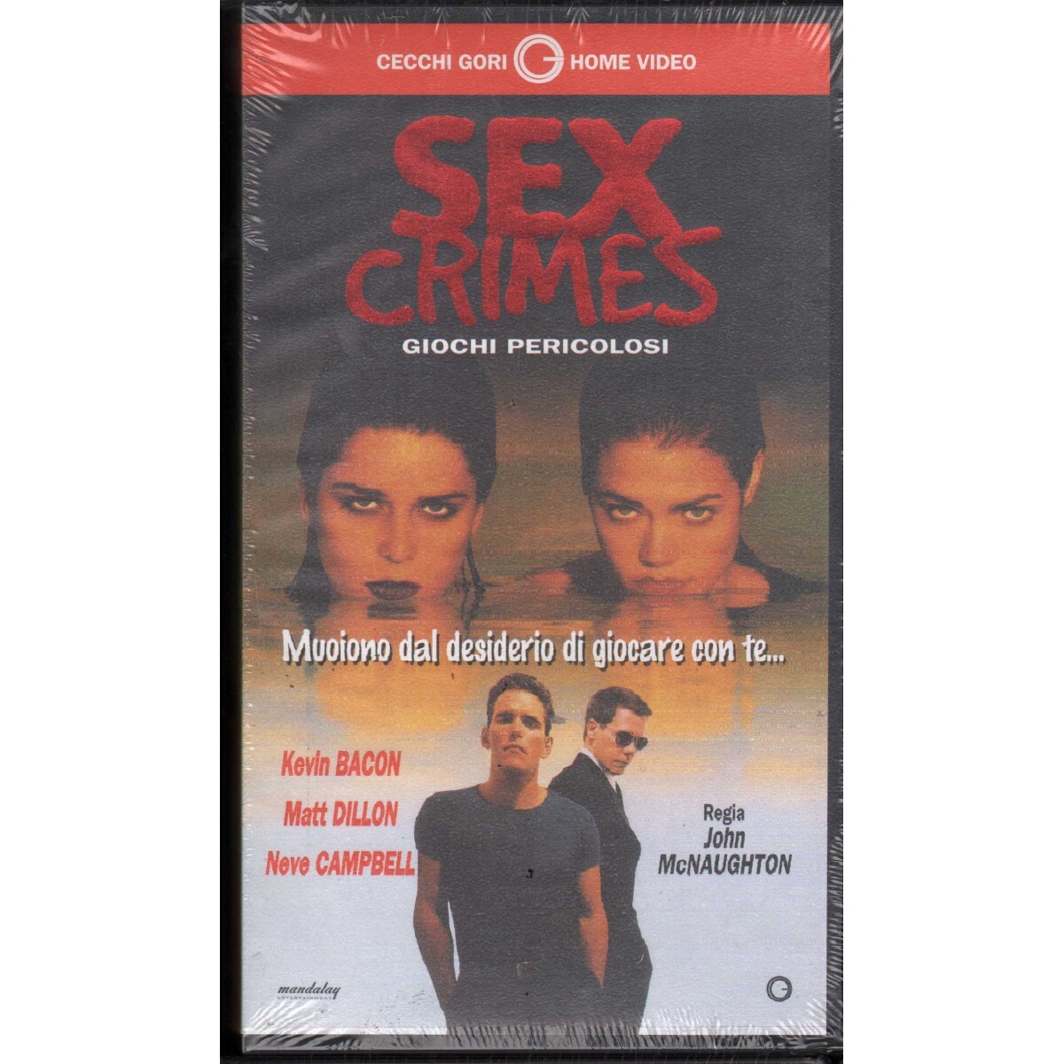 Sex Crimes - Dangerous Games VHS John McNaughton Univideo - PSC0069 Sealed