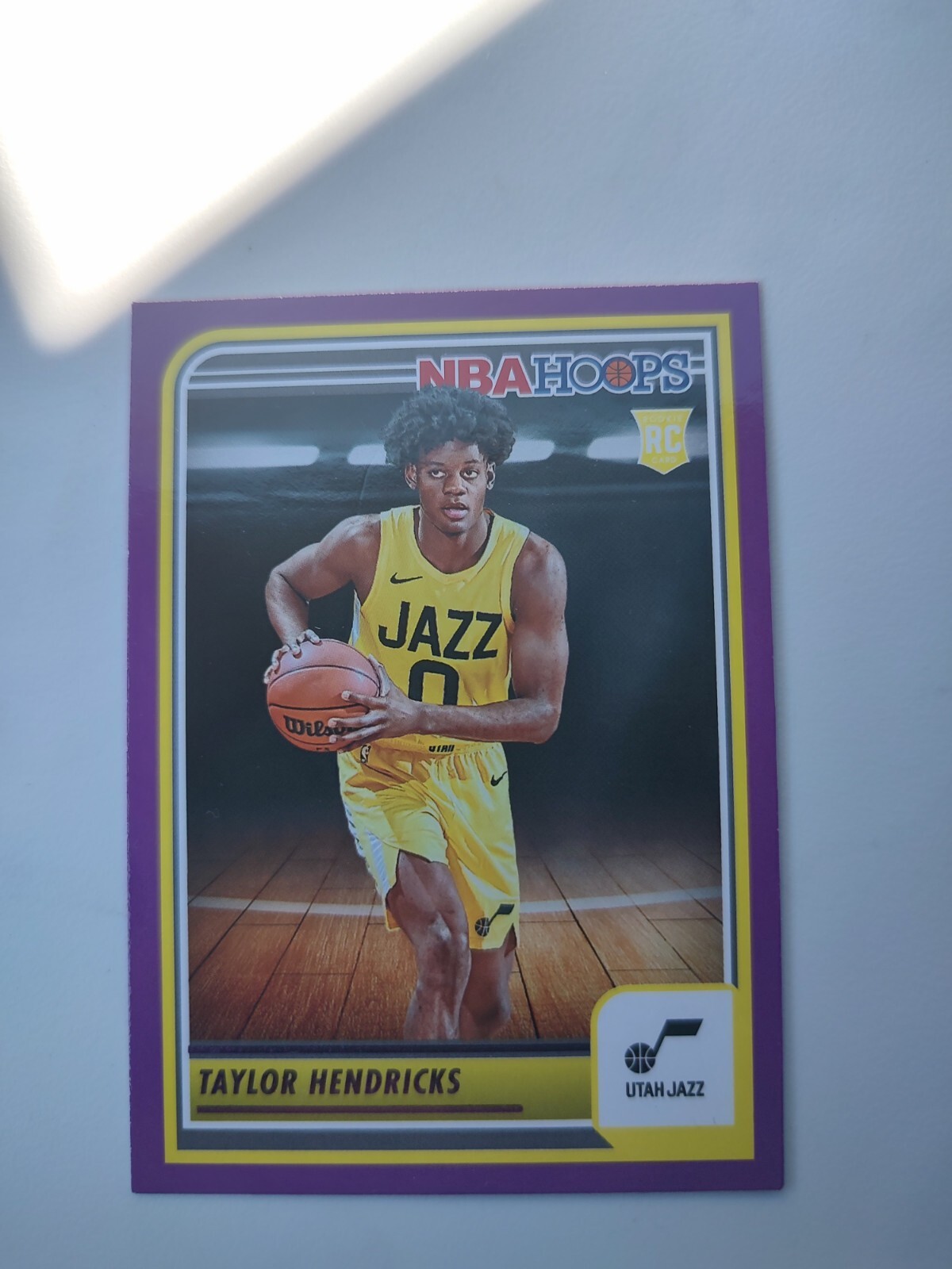 2023-24 Panini NBA Hoops - Rookies Purple #236 Taylor Hendricks (RC)(JGA)