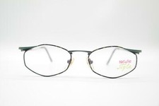 Vintage Nigura N0123 Green Multicolored Oval Glasses Frame Eyeglasses NOS